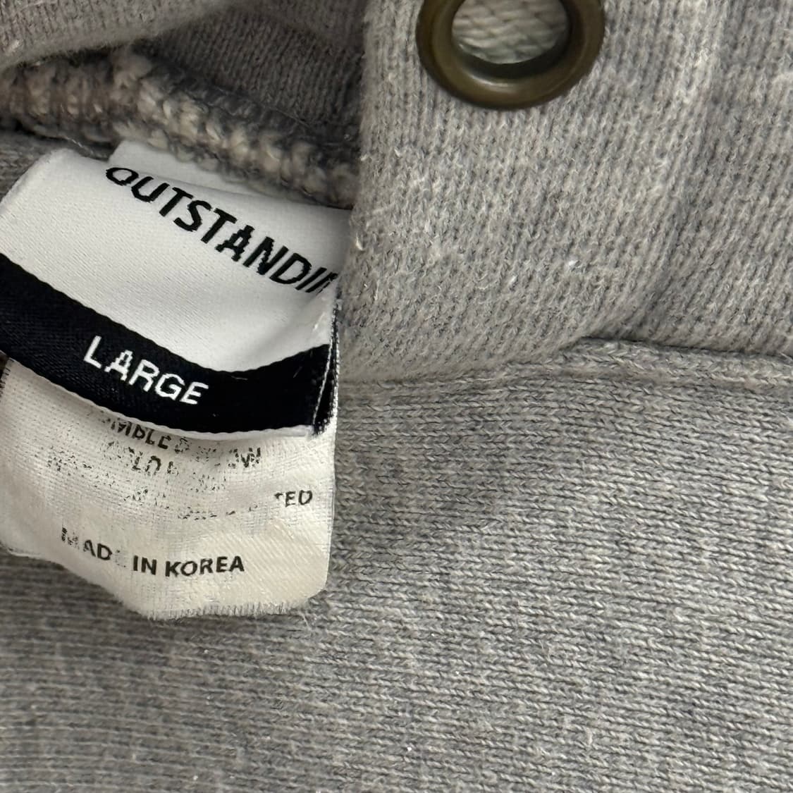 아웃스탠딩 NAVY 후드티 (L) 상품이미지2