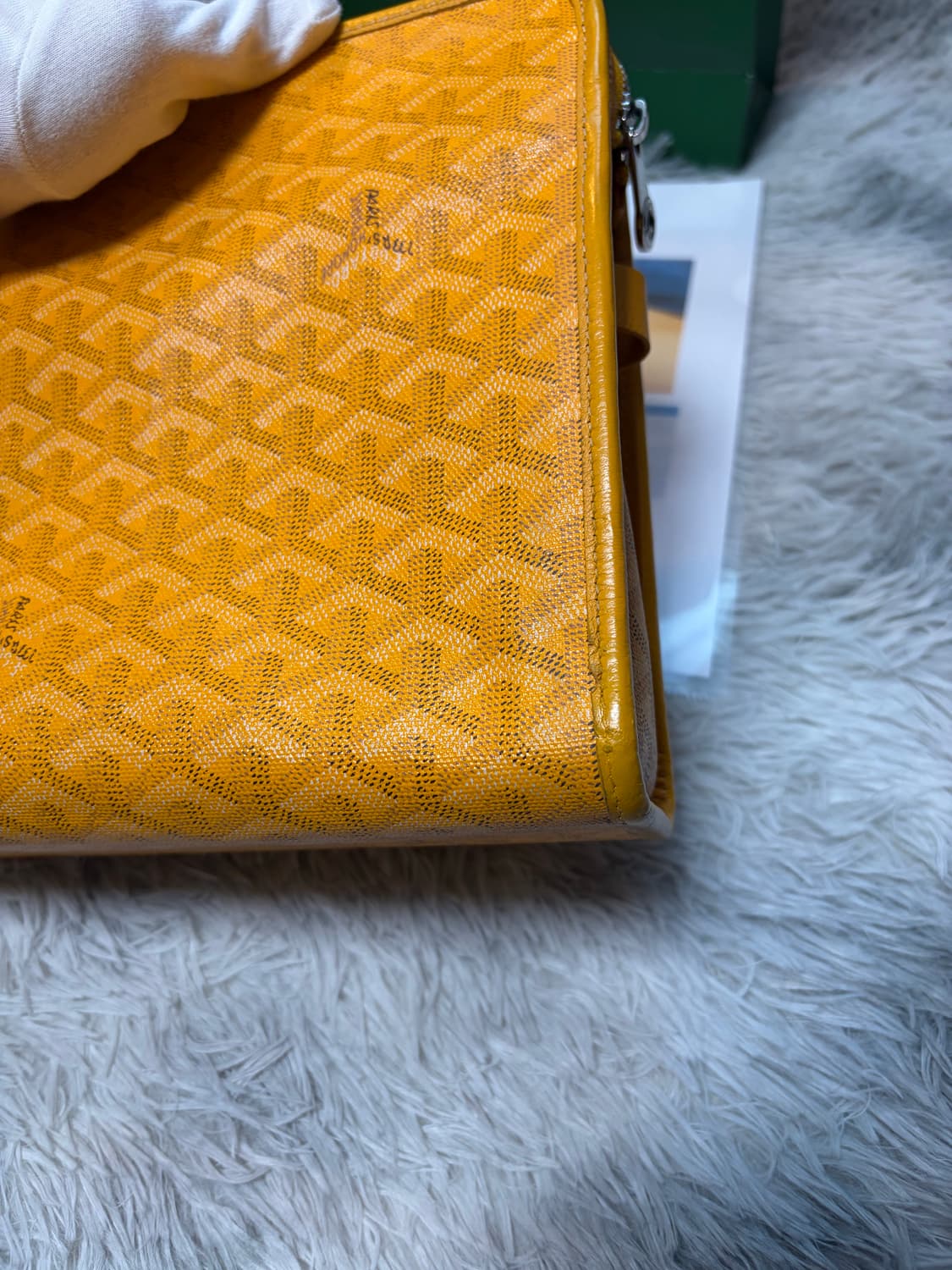 고야드 쥬방스 토일렛백 MM 옐로우 상품이미지5