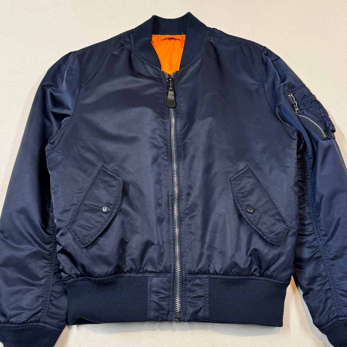 L) 알파인더스트리 MA-1 마원 항공점퍼 네이비 상품이미지2