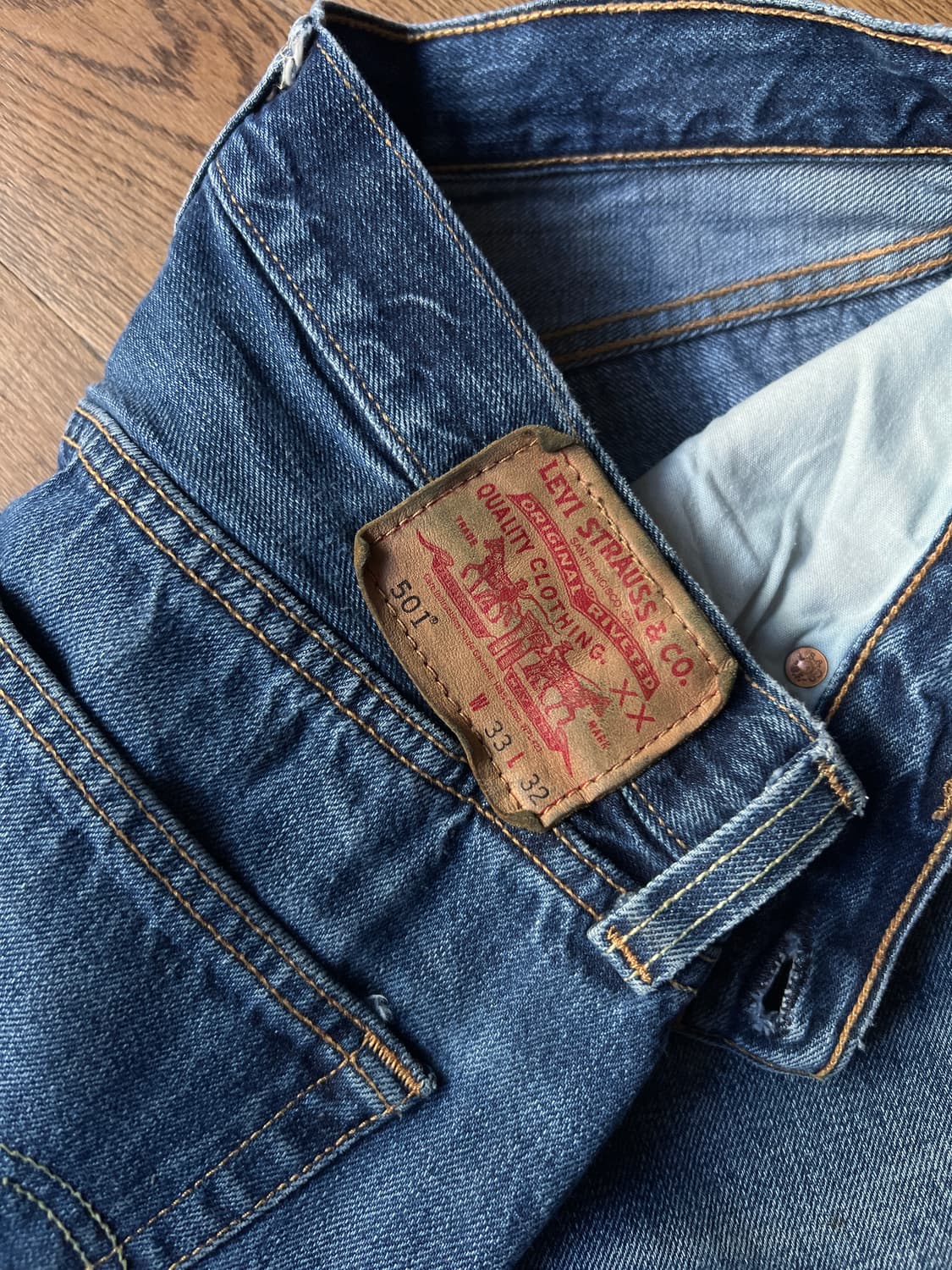 [33]00's 리바이스 501 멕시코제 셀비지 데님 팬츠 상품이미지5