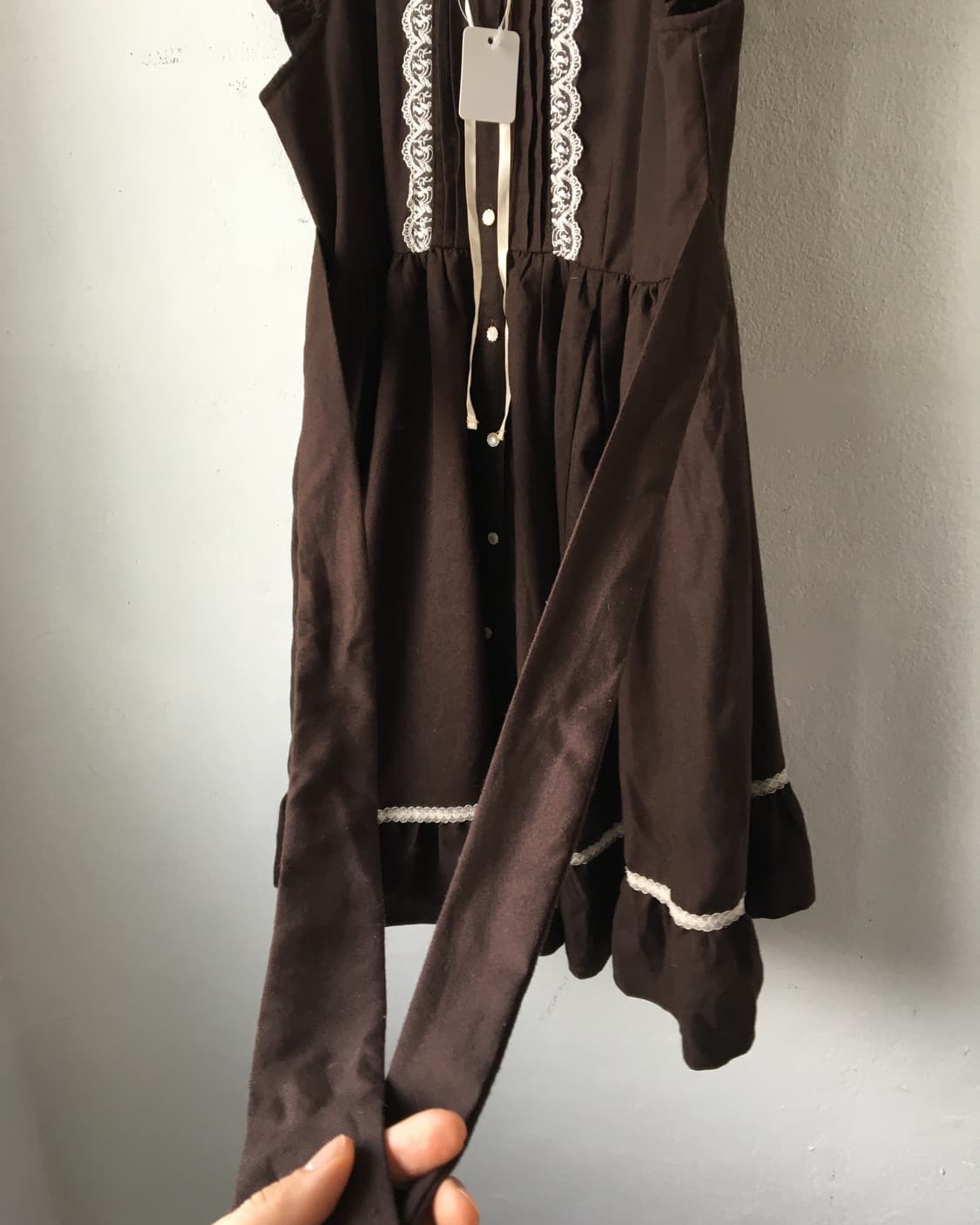 Axes femme lace point onepiece 상품이미지4