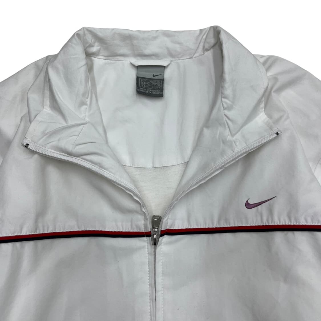 나이키 검빨배색 화이트 바람막이 L 상품이미지5