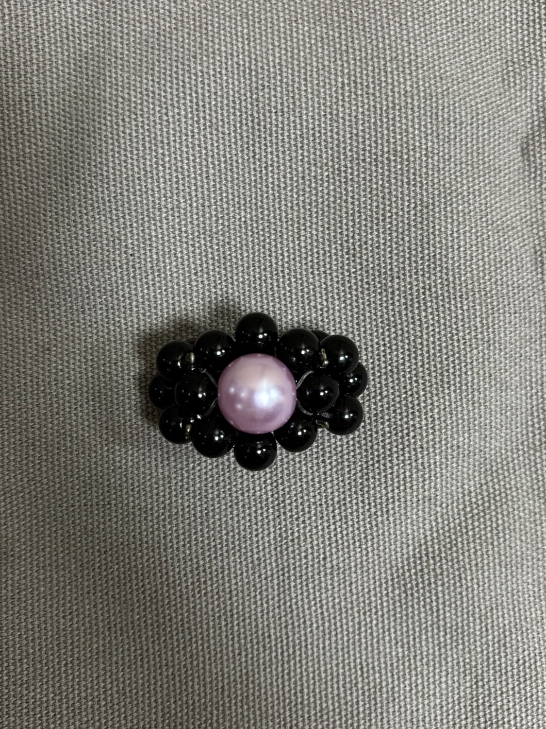 Jewelry.kwak 비즈 반지 (블랙/핑크) free 상품이미지3