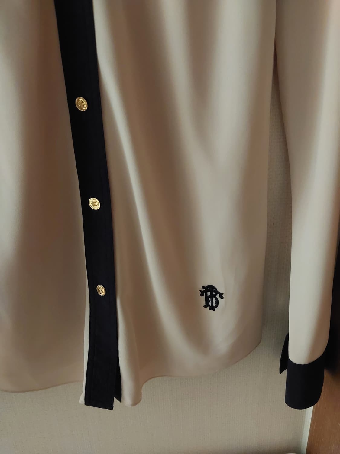 토리버치 아이보리 긴팔 블라우스 S 상품이미지5