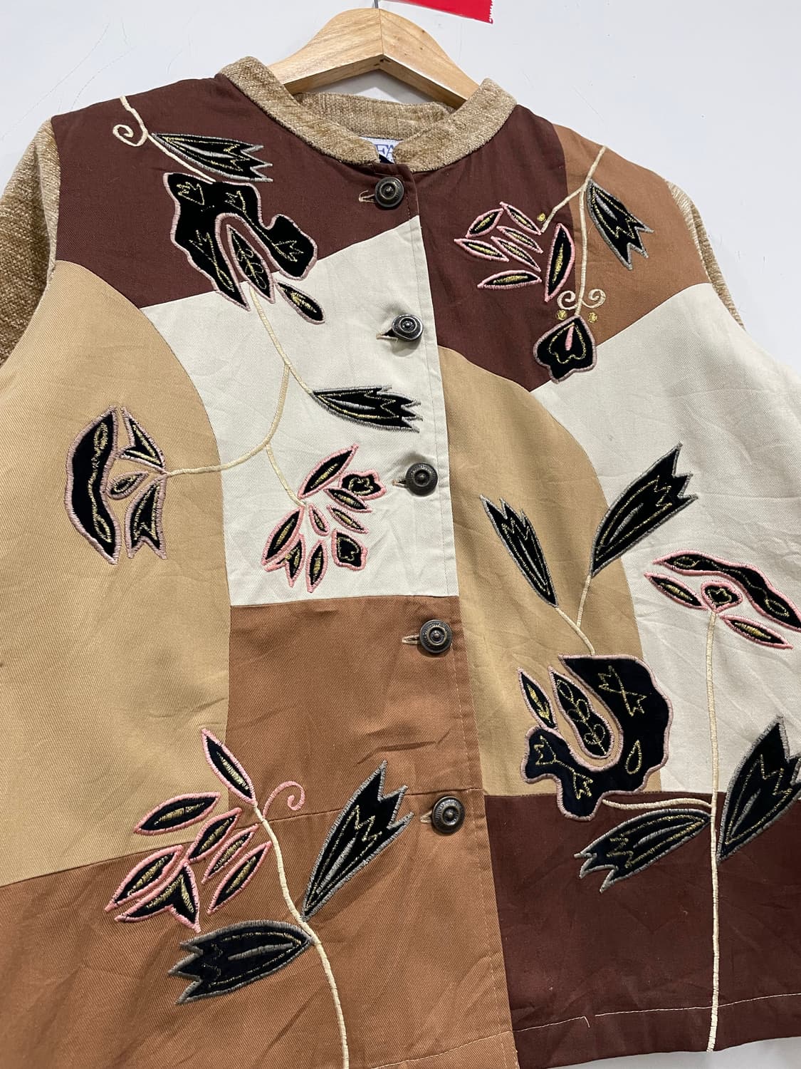 (빈티지)BFA classics 우먼즈 패치워크 자켓 상품이미지7