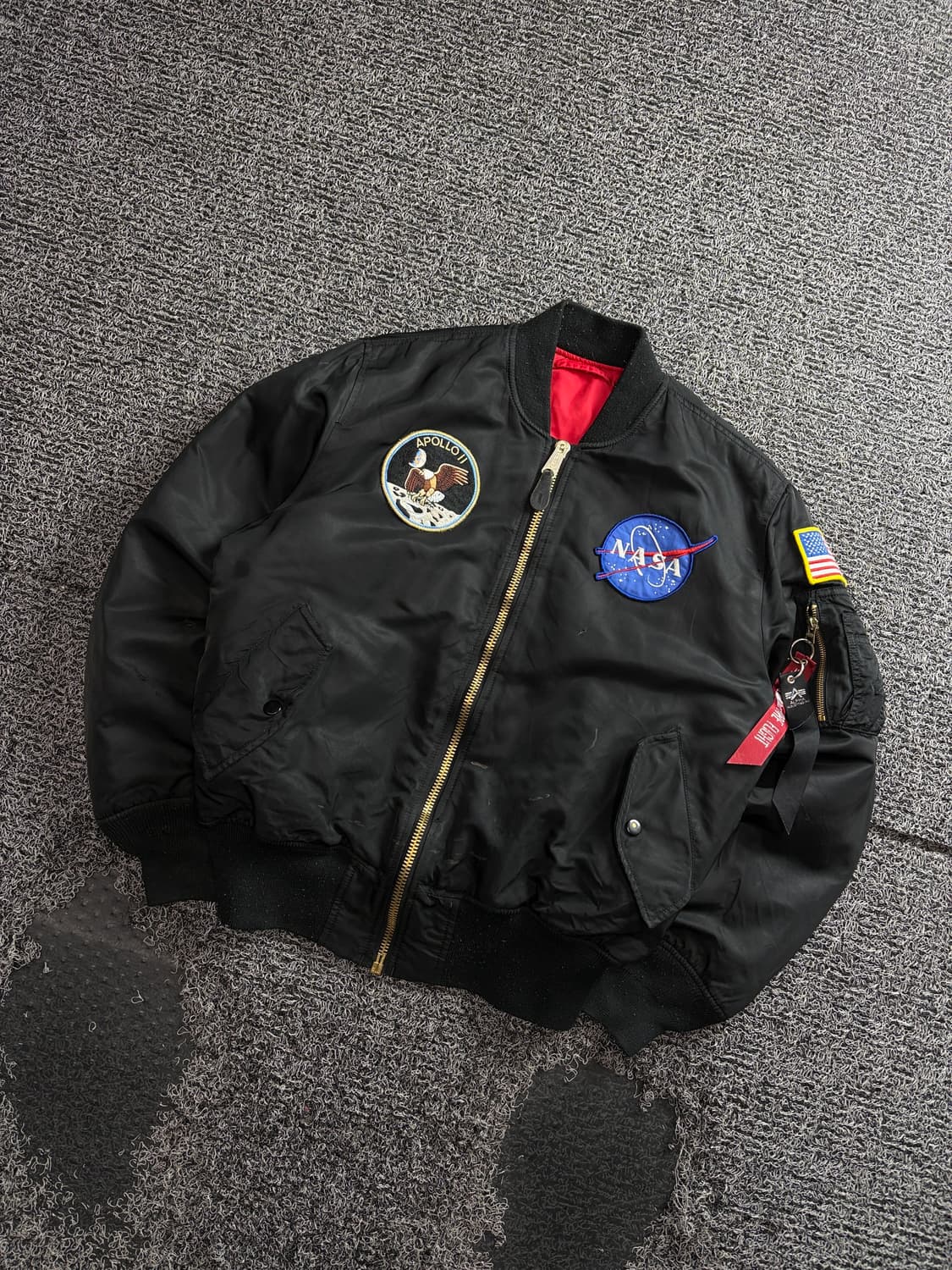 알파인더스트리 NASA MA-1 멀티패치 항공점퍼 4714 상품이미지1