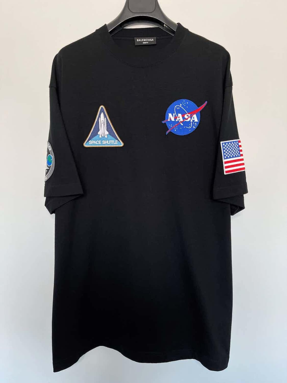 [S] 발렌시아가 나사 오버핏 반팔티셔츠 NASA 상품이미지1