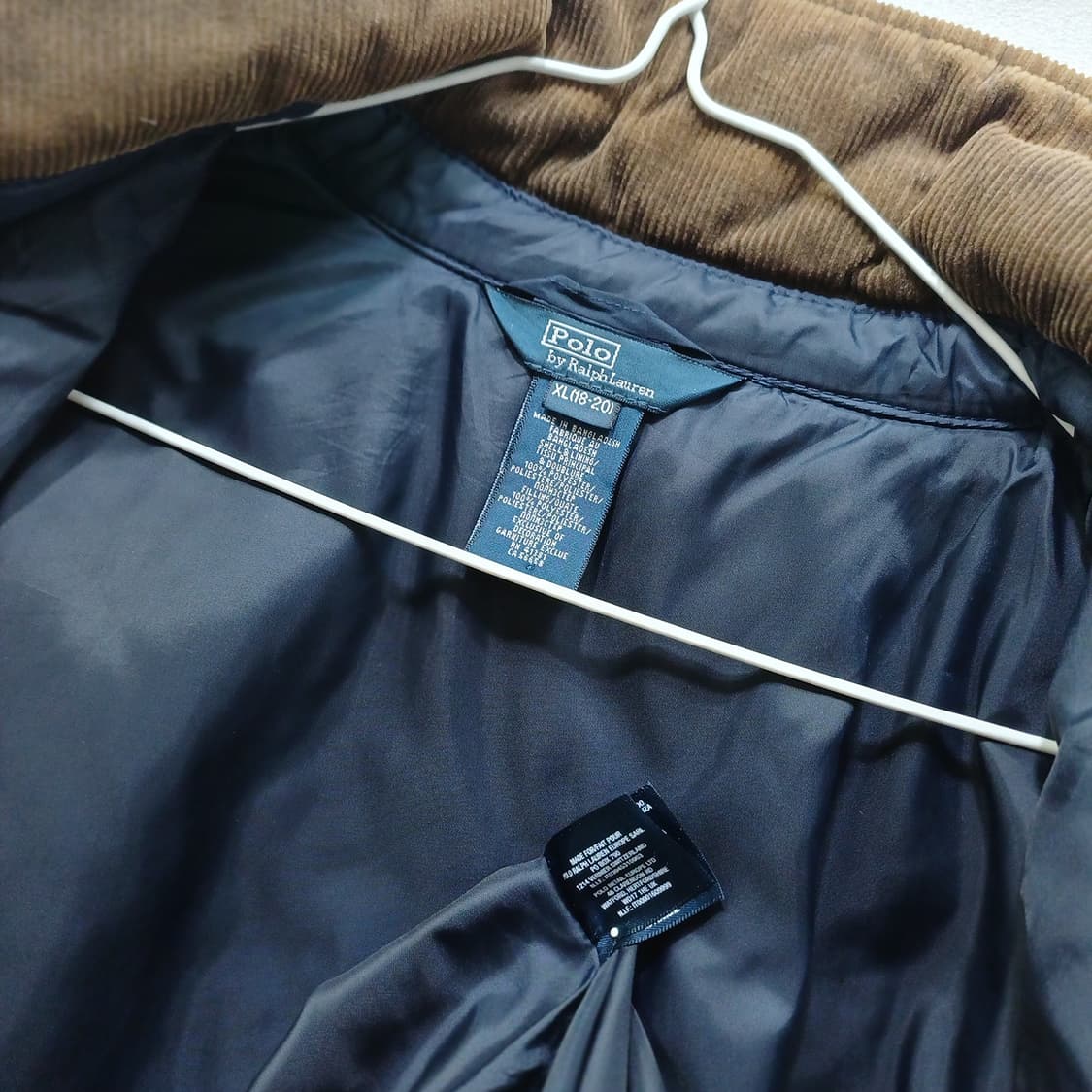 폴로 퀼팅 누빔 패딩 자켓 남성 M 살짝롱기장 사랑봉봉 상품이미지4