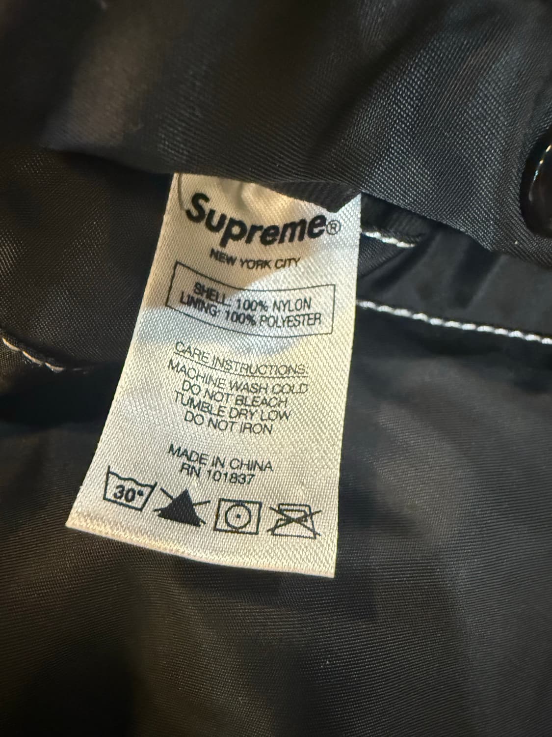 (XL) 슈프림 17SS 콘트라스트 스티치 리버시블 MA-1 마원 자켓 상품이미지6