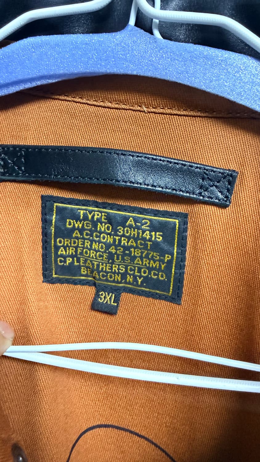 써니레더 A2 말가죽 3XL 판매합니다. 상품이미지3