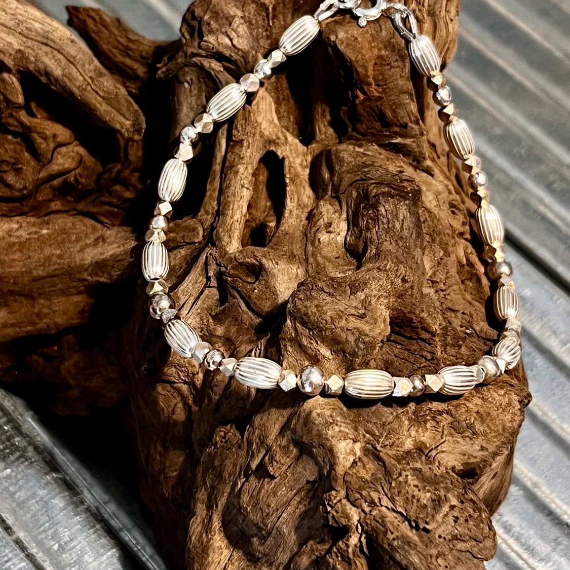 실버 비즈 팔찌 인디언주얼리 네이티브아메리칸 상품이미지2