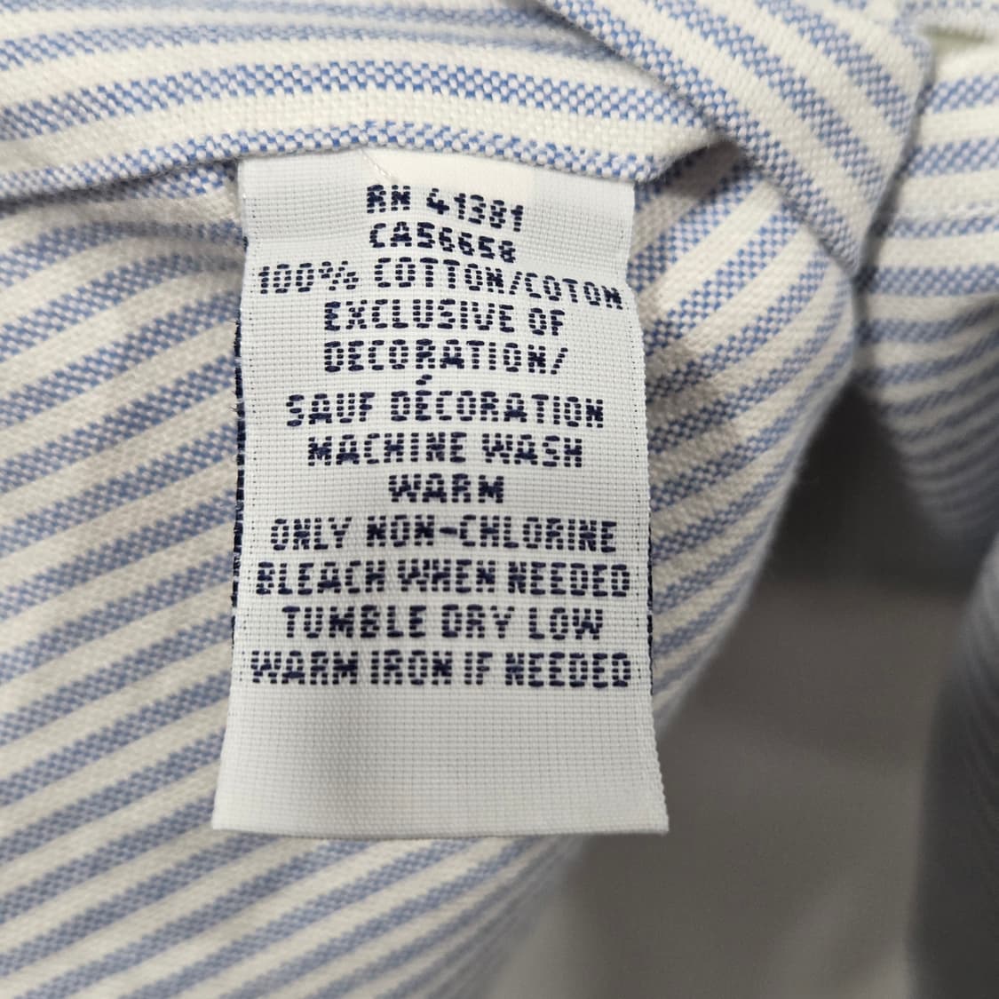 폴로랄프로렌 버튼다운 스트라이프 셔츠 S 상품이미지4