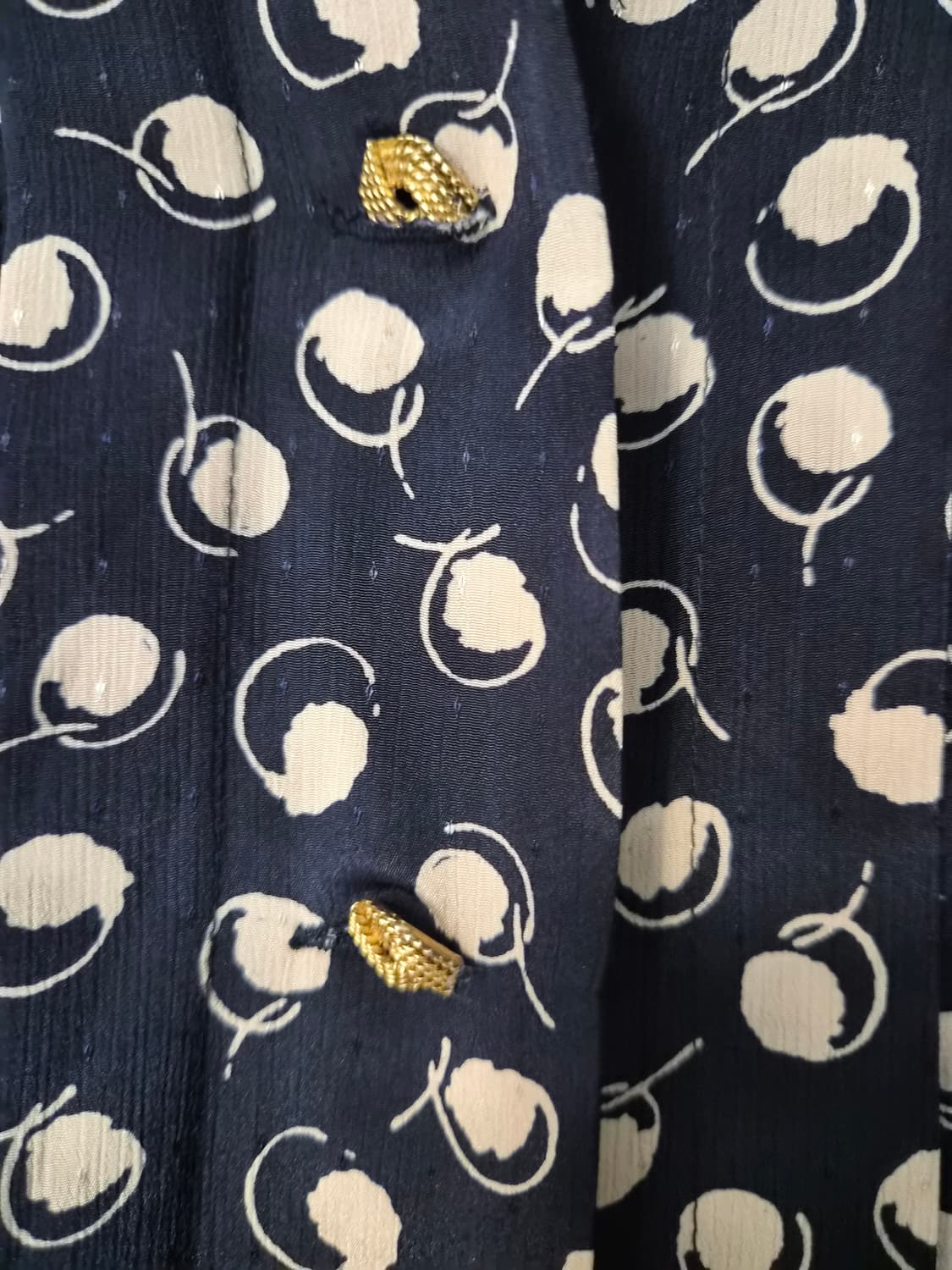 [빈티지/고급] 벨 카리브(Belle Carib) 패턴 롱 원피스 (상태 상품이미지5