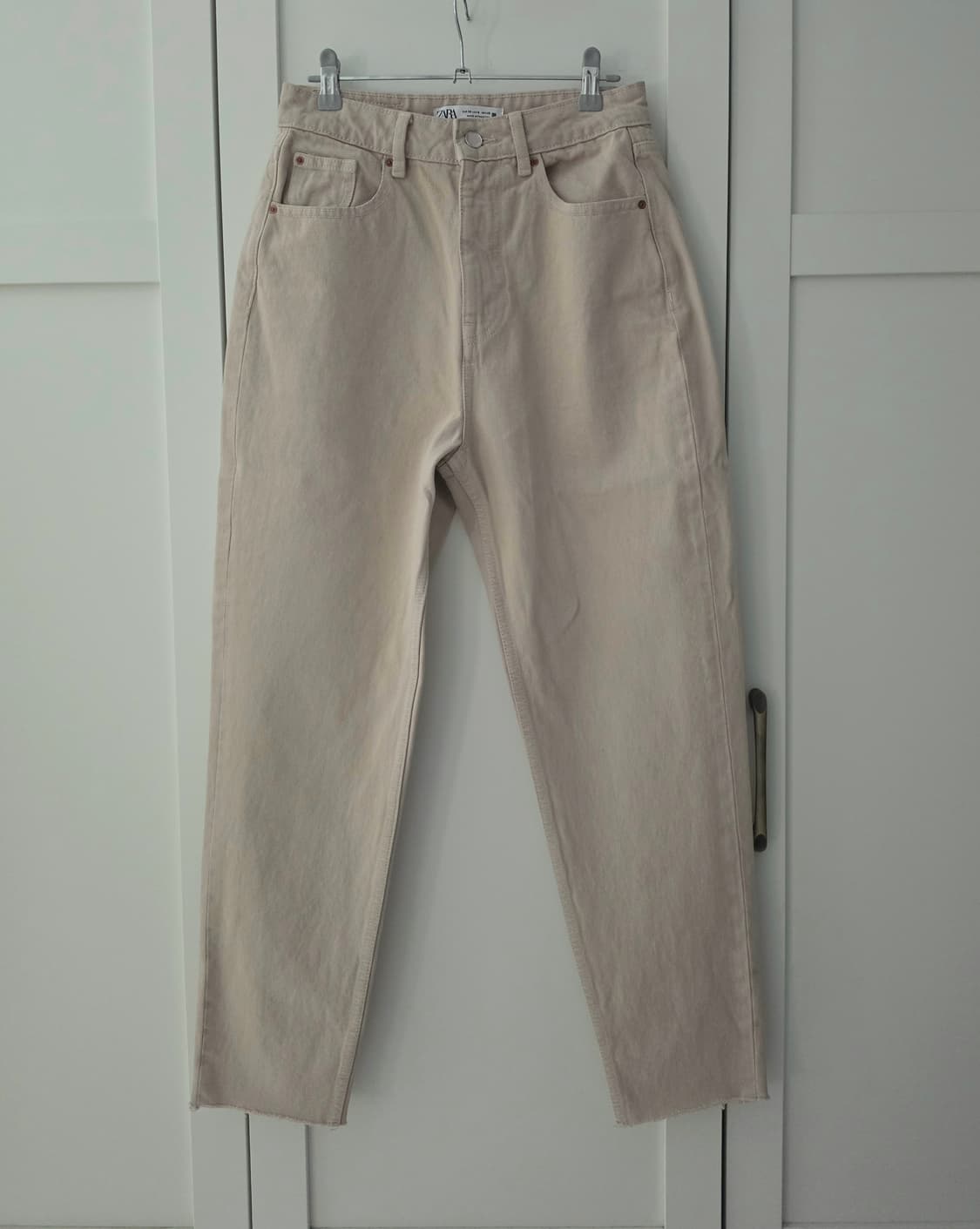 자라 베이지팬츠 면바지 상품이미지1