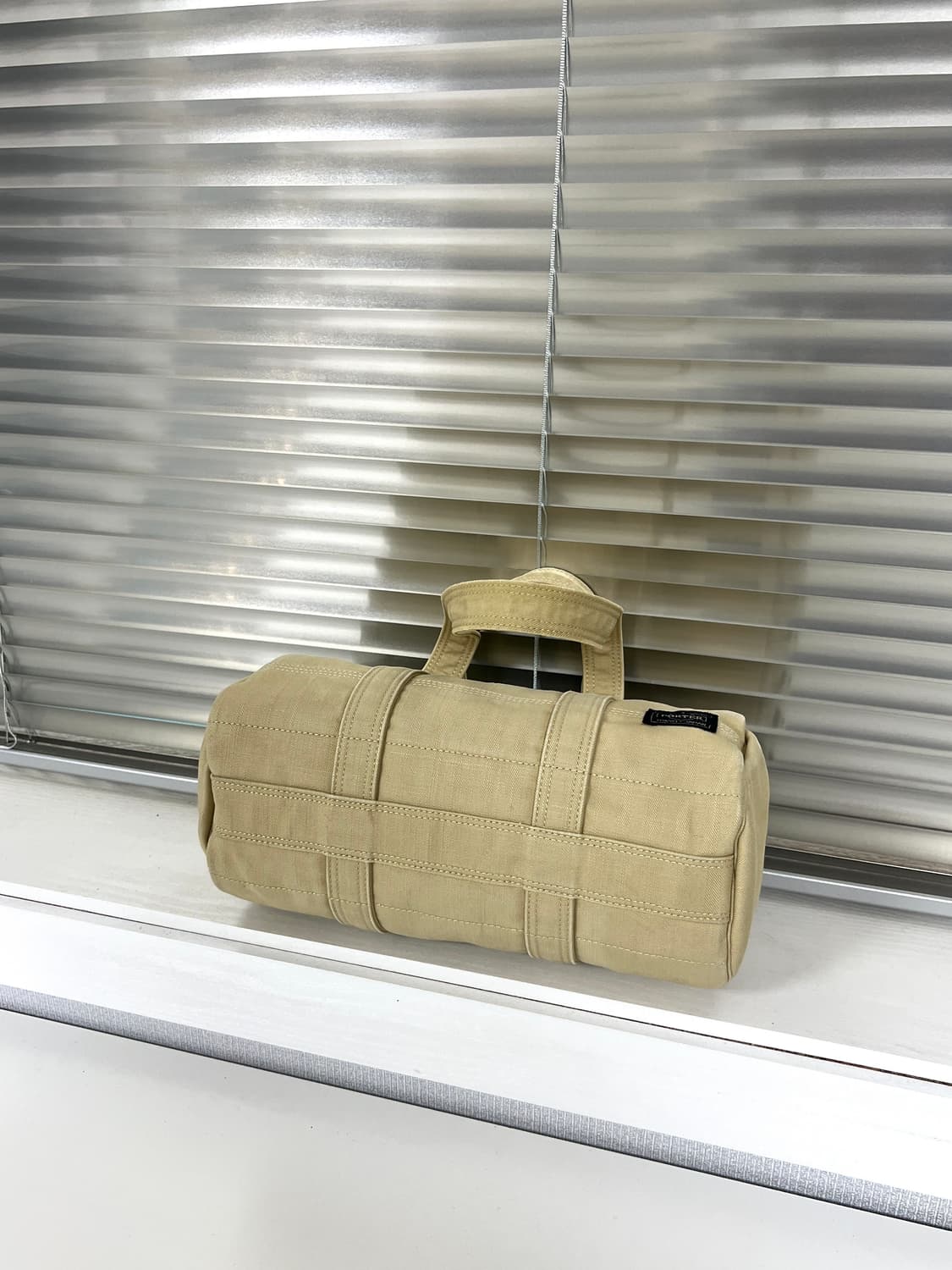 PORTER-CANVAS BOSTON BAG M (Beige) 상품이미지9