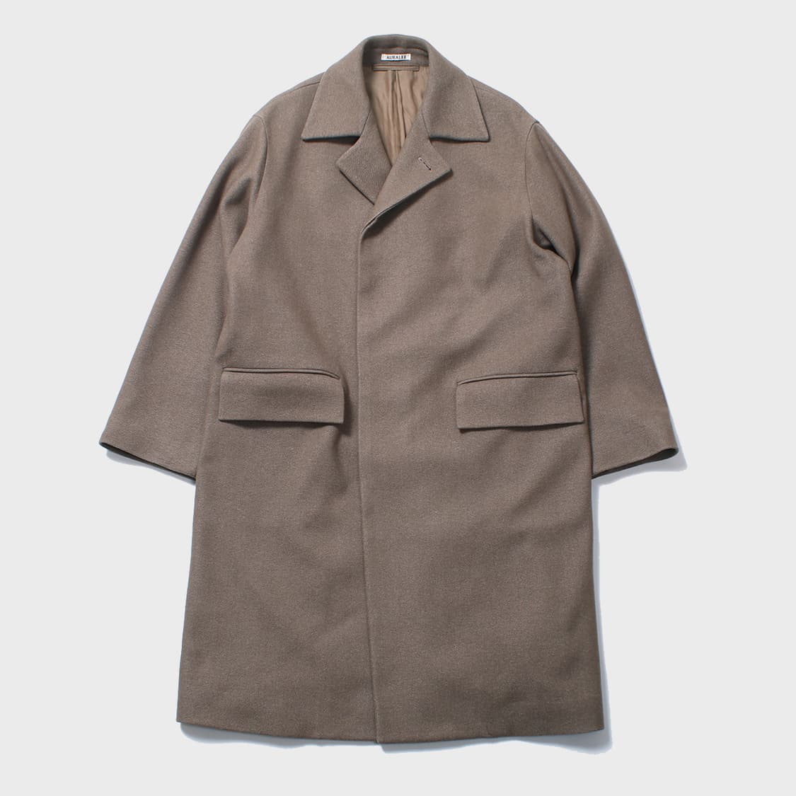 AURALEE wool silk melton  soutien collar coat  상품이미지1