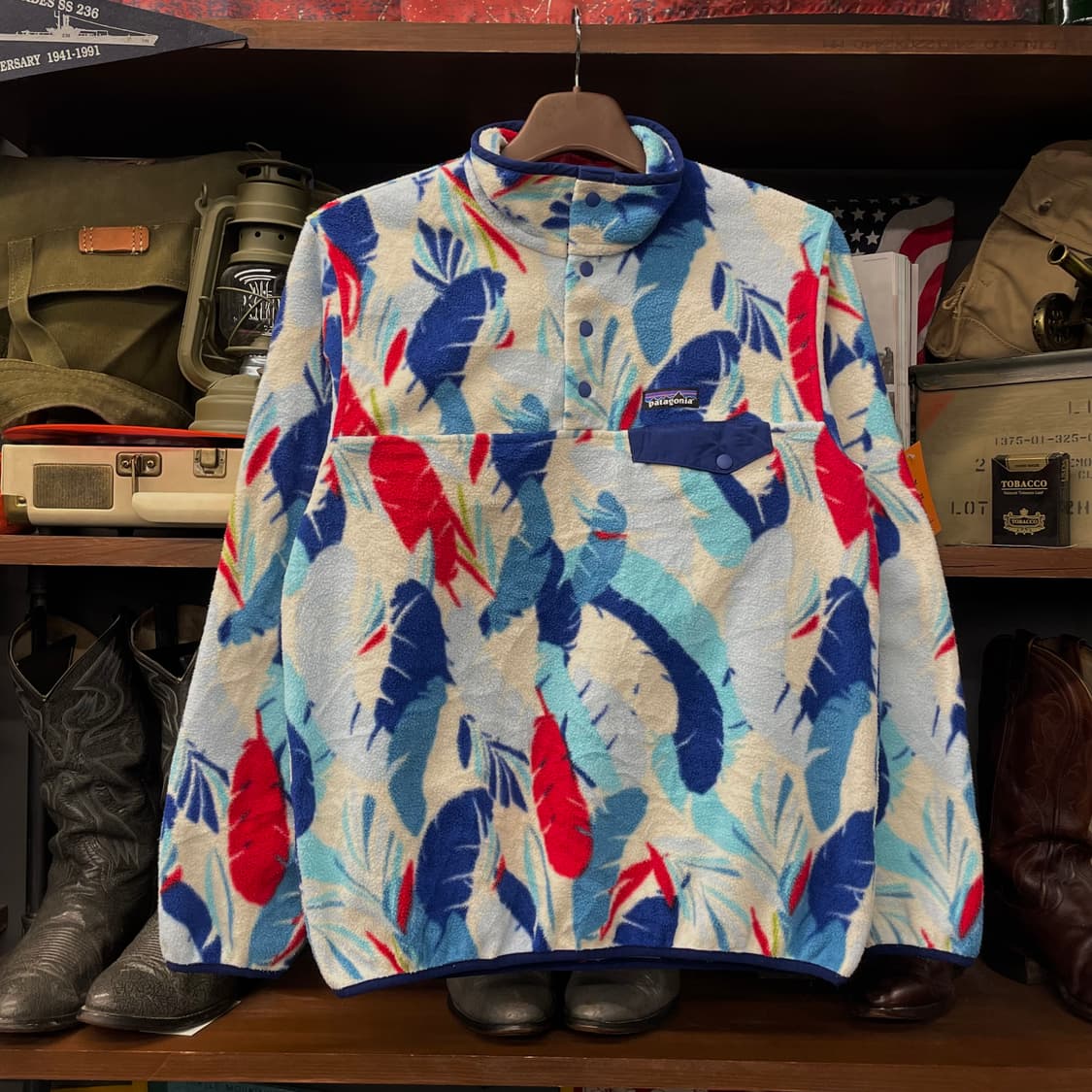 SP16 파타고니아 페더 컬러풀 신칠라 스냅-T 풀오버 플리스 N9 상품이미지1