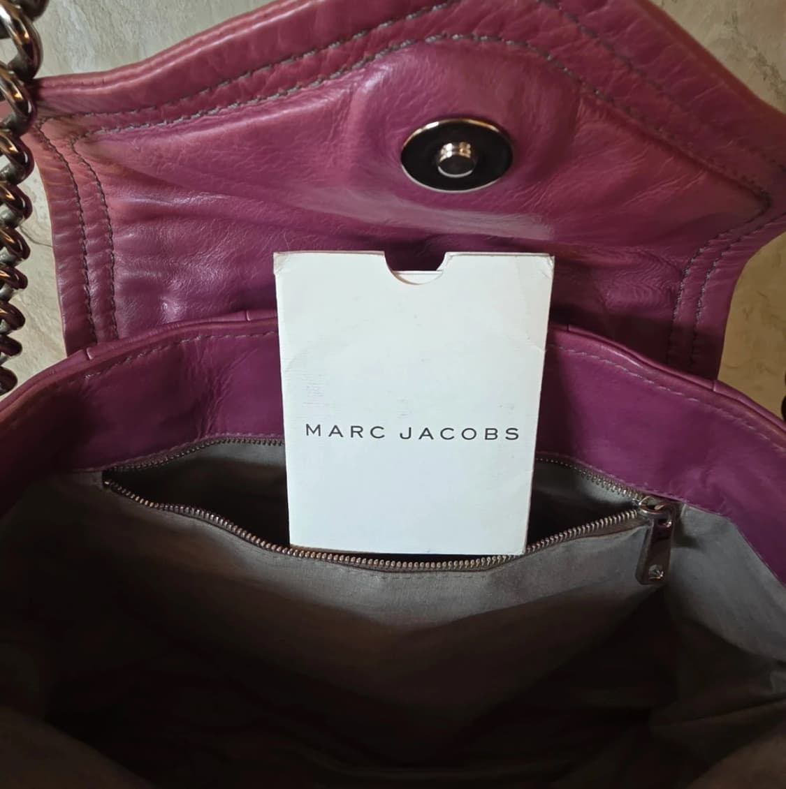 Marc jacobs 믹스드 레더 로젠 퀼티드 숄더백 상품이미지3