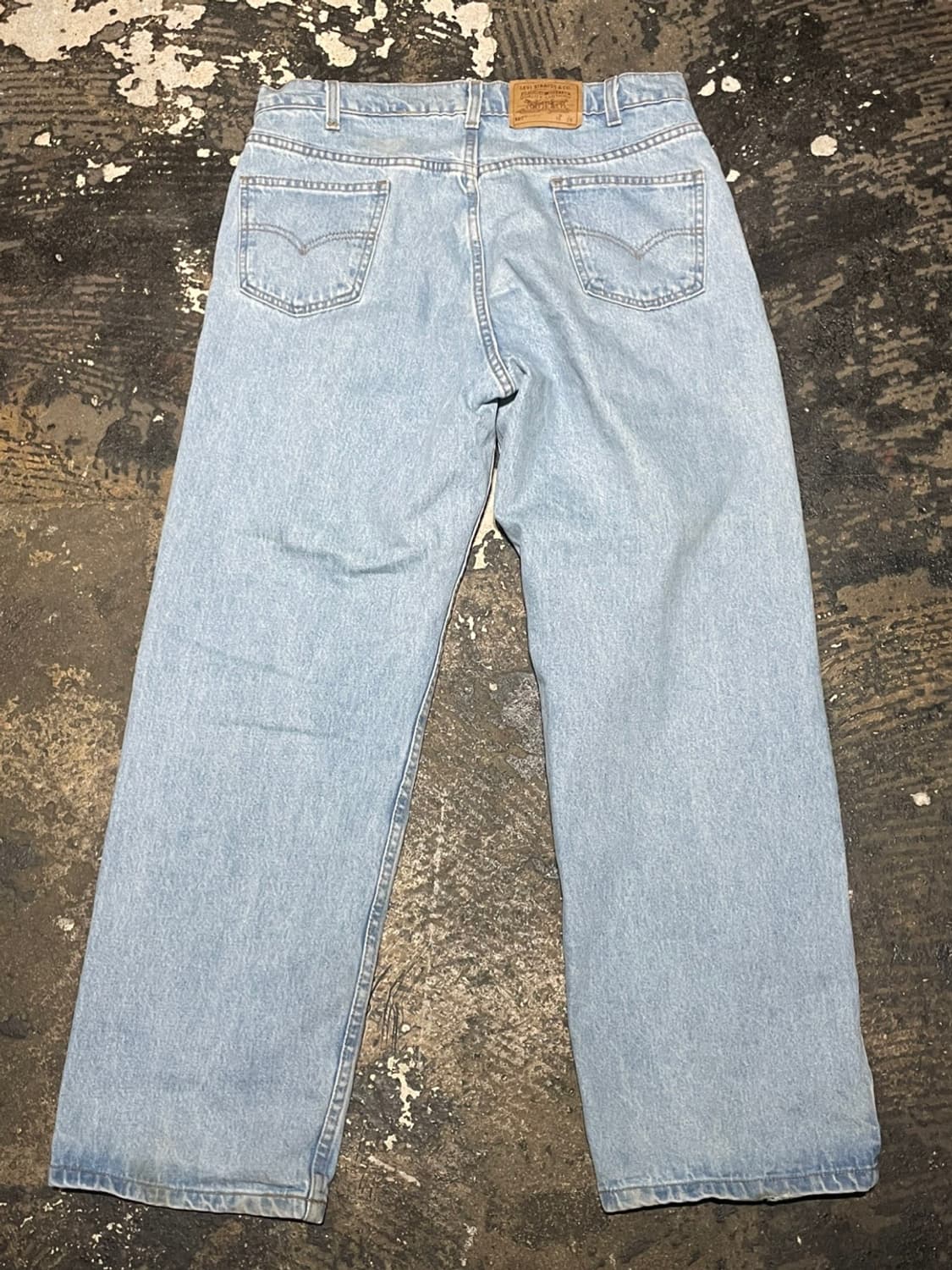 90s 리바이스 562 연청 made in USA 상품이미지2