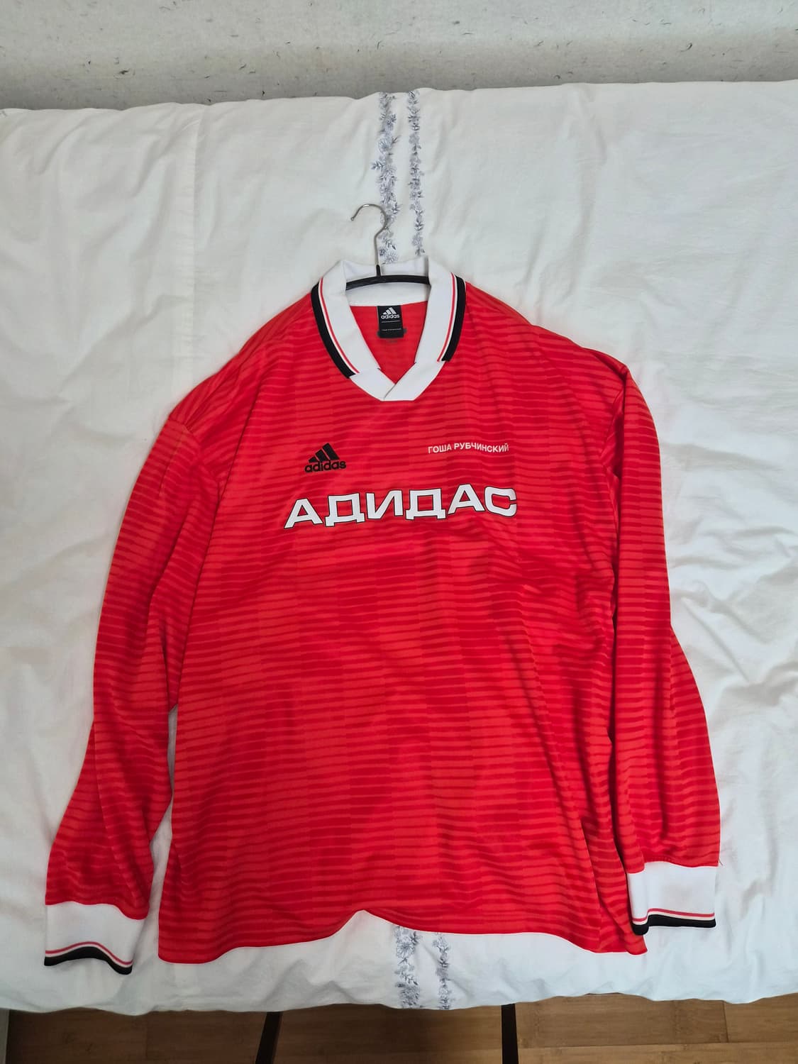 [S] 고샤루브친스키x아디다스 풋볼져지 레드 상품이미지1
