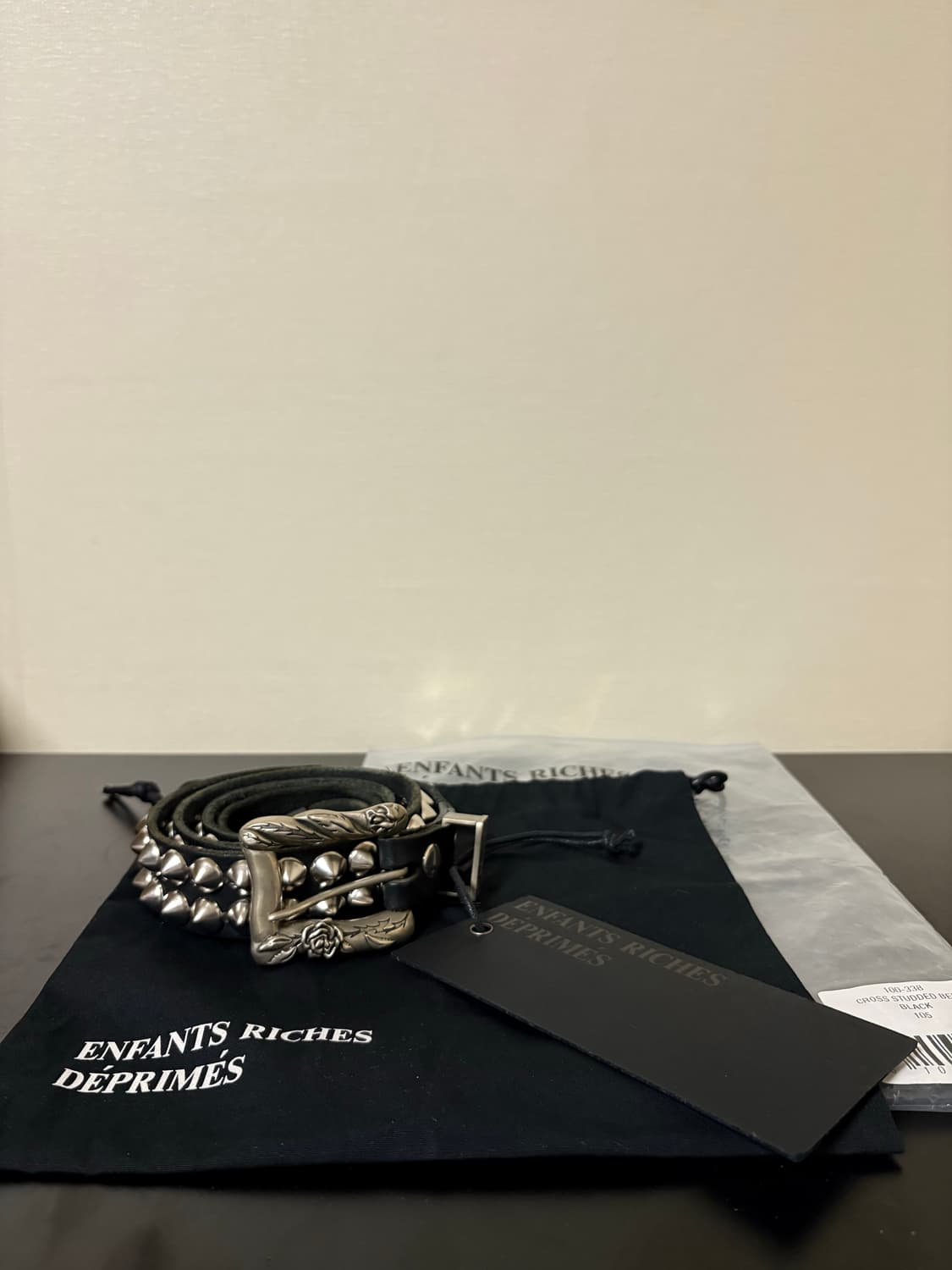 앙팡 리쉬 데프리메 크로스 스터드 벨트 95 풀구성품 상품이미지1