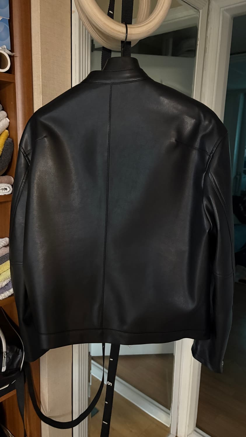 DRAW FIT 드로우핏 바이커 싱글 레더 자켓 상품이미지2