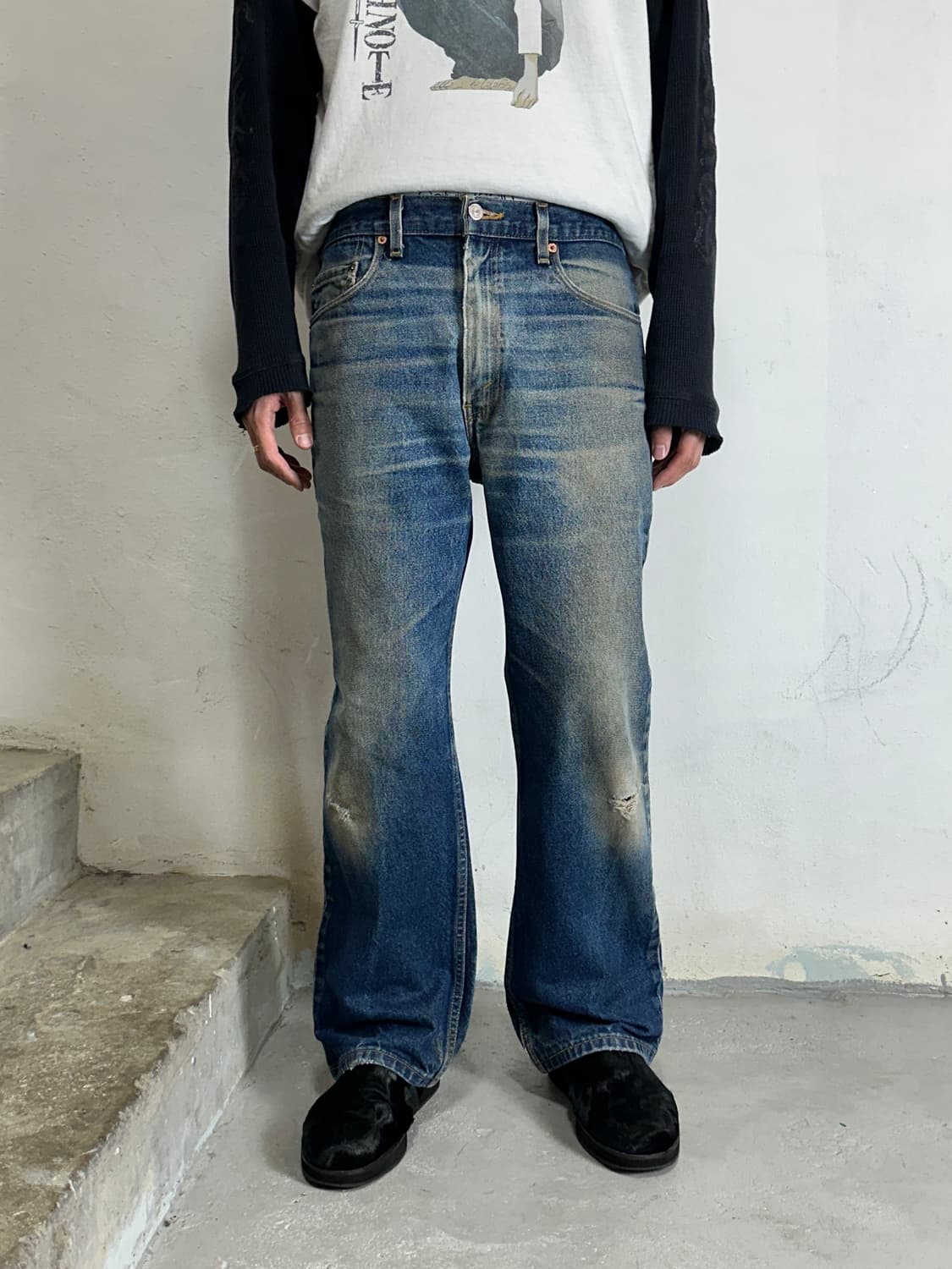 90’s USA 빈티지 리바이스 517 부츠컷 리바이스 청바지 상품이미지3