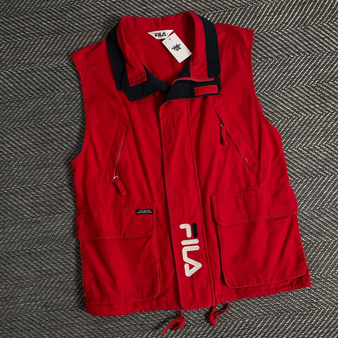 90s 필라 빅로고 올드스쿨 헌팅 베스트y 2842 상품이미지1