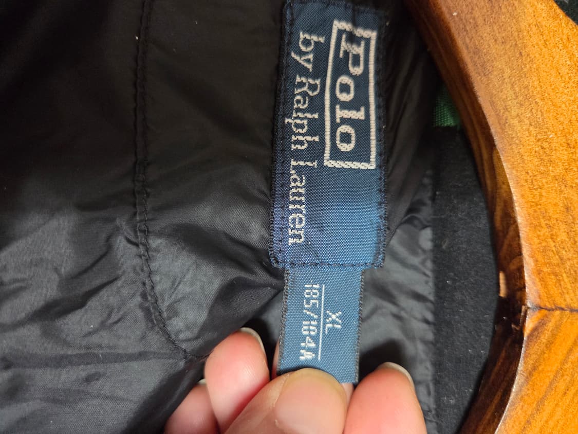 폴로 랄프로렌 빅포니 그린 패딩 점퍼 후드xl 상품이미지3