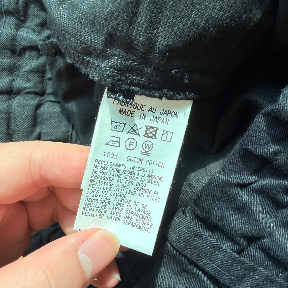 요지야마모토 와이드 개버딘 하카마 팬츠 상품이미지4