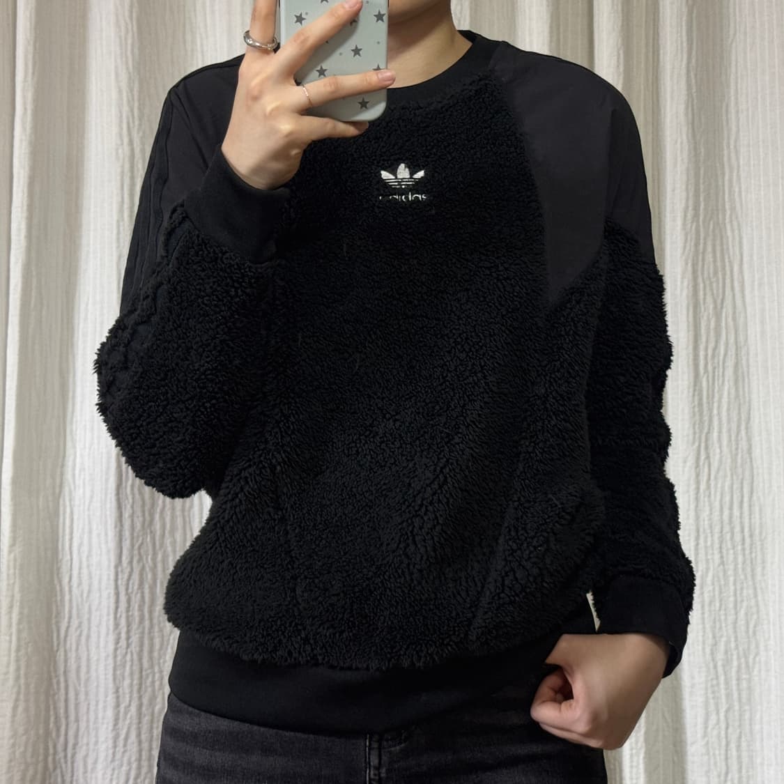 아디다스 테디 크루 플리스 맨투맨 상품이미지1