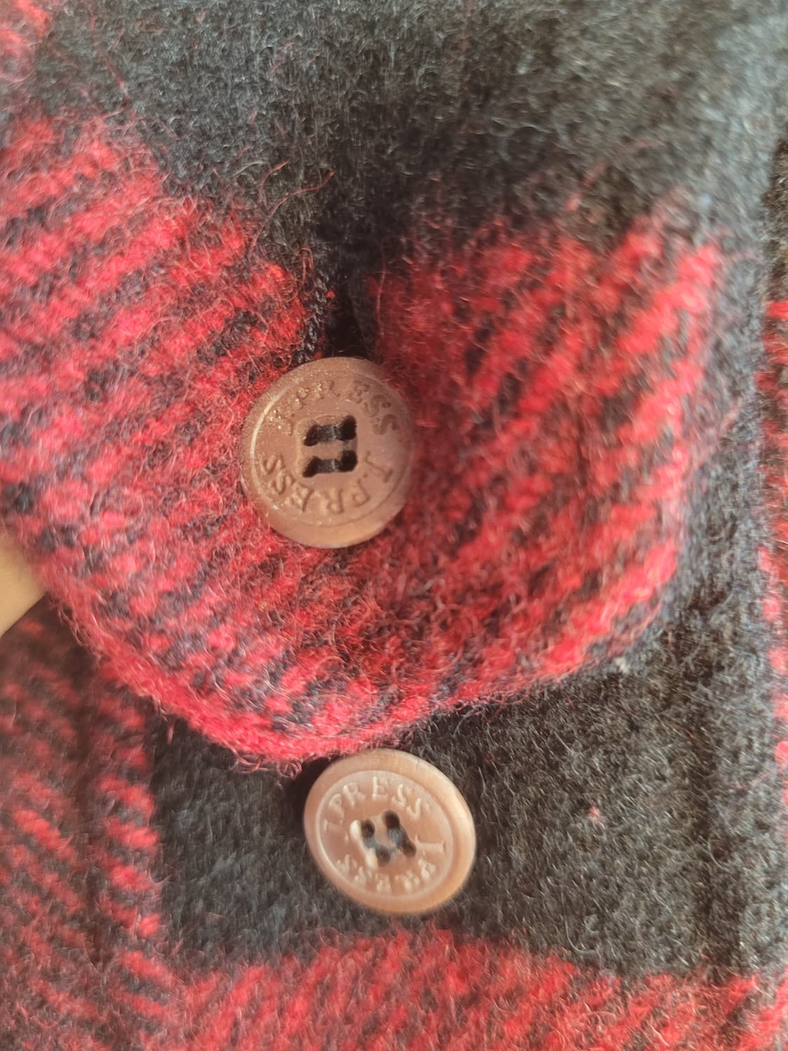 체이프레스 빈티지 체크자켓 100 상품이미지5