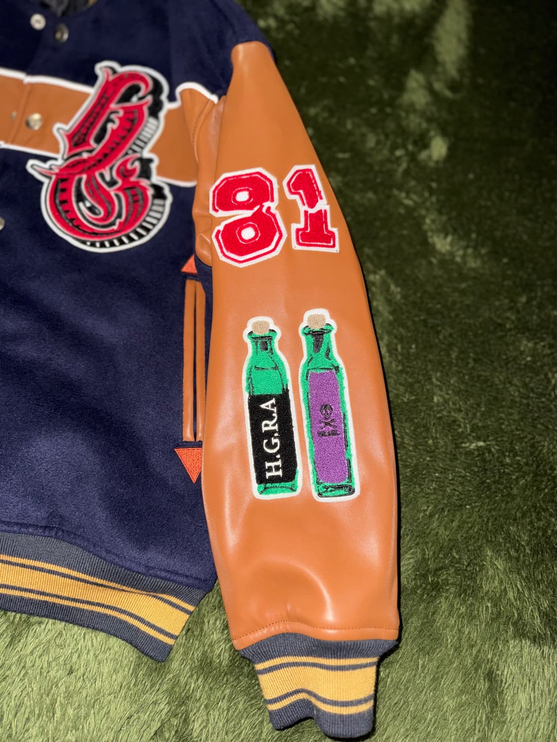 [1] High Gate Japan 하이게이트 패치워크 바시티 자켓 상품이미지5