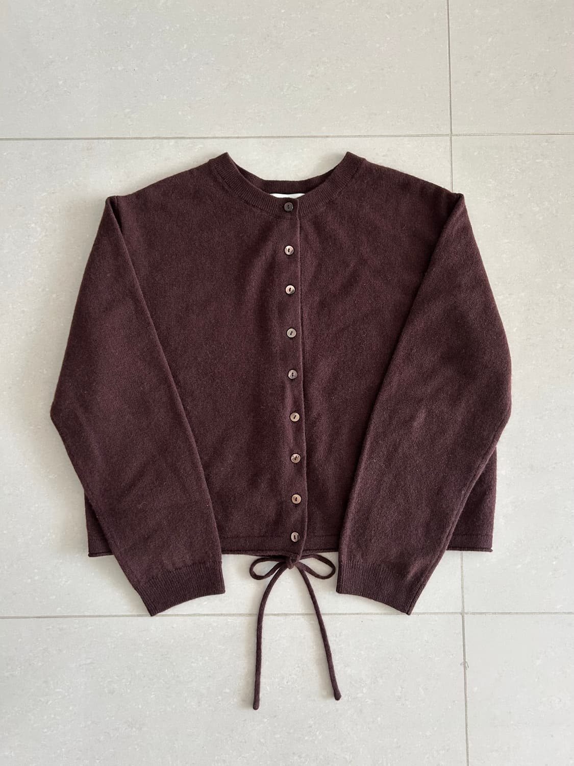 애드아보아 캐시미어100 가디건 상품이미지1