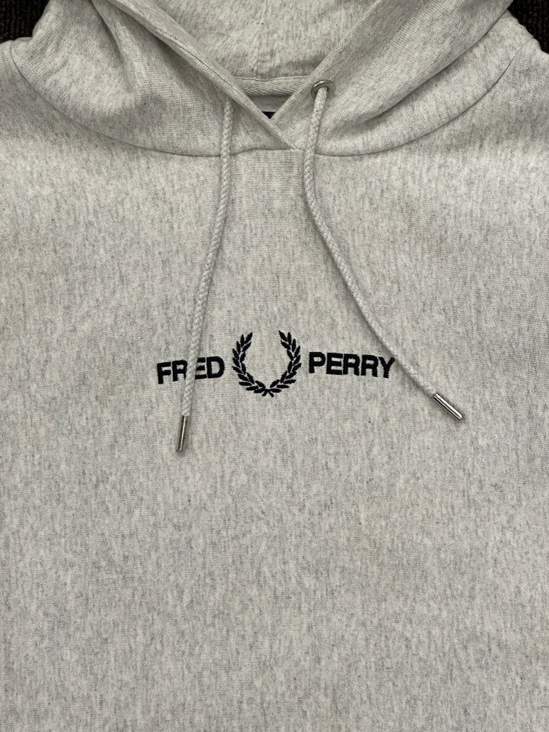 OS)프레드 페리 빈티지 로고 자수 플리스 후디 상품이미지3