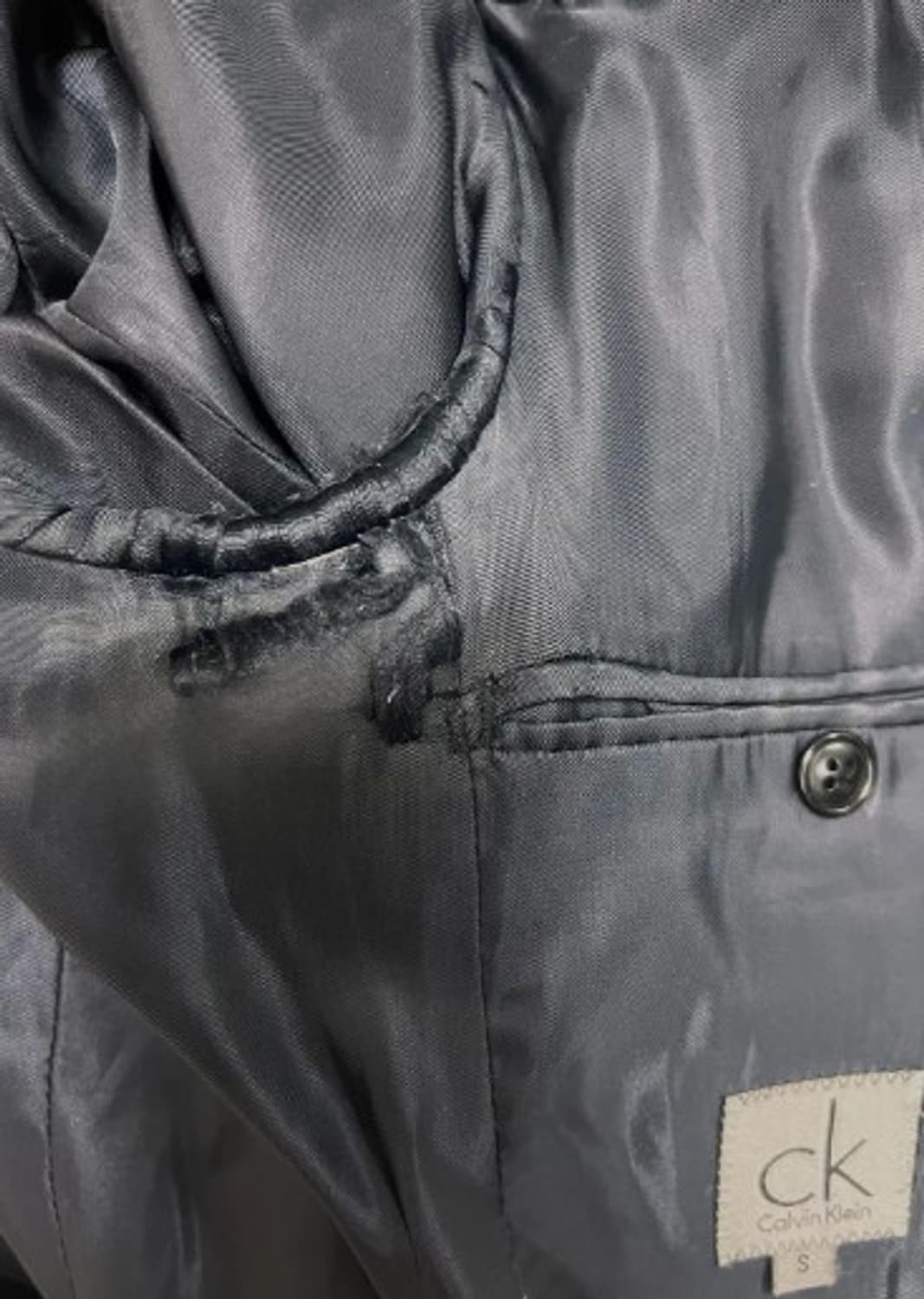 CK캘빈클라인 남성 네이비울자켓 95 상품이미지5