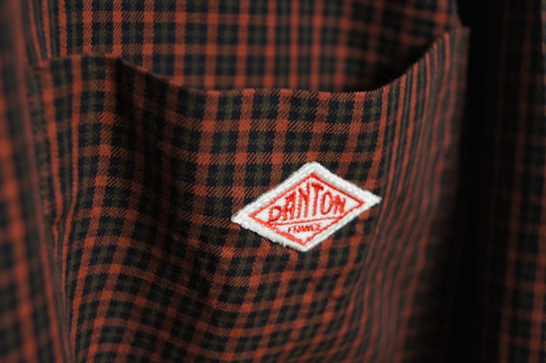 DANTON 정품 체크 셔츠 원피스 상품이미지4