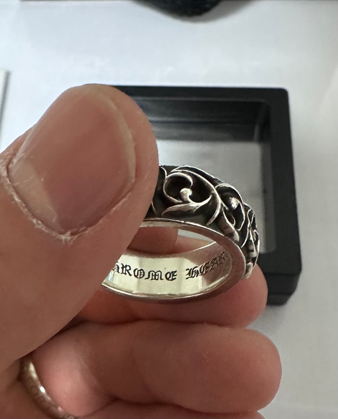 크롬하츠 이터니티 바인 밴드링 US10 신본 영수증포함 상품이미지5