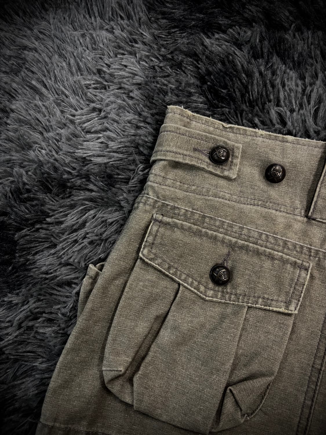 Ghost of Harlem 베이지 카고 숏스커트 상품이미지7