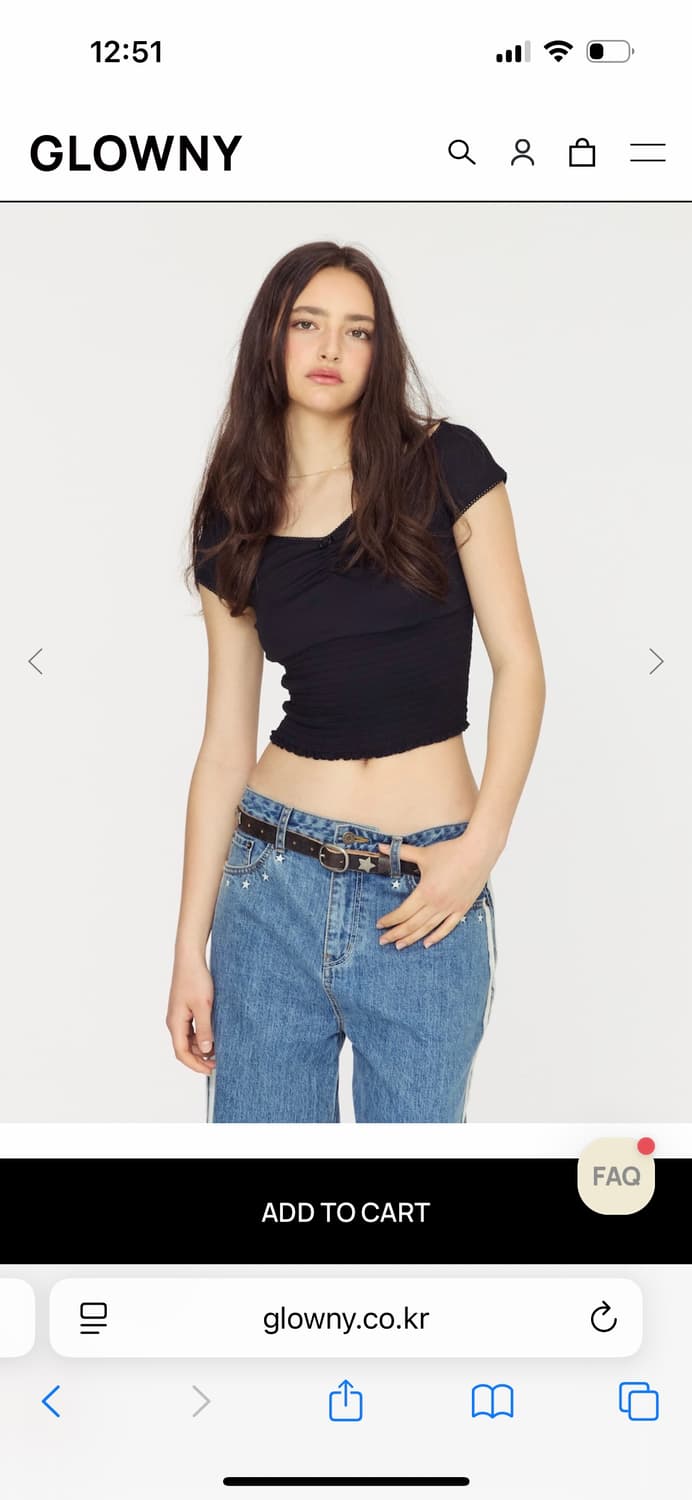 새상품) 글로니 웨스턴 크랙 벨트  상품이미지3