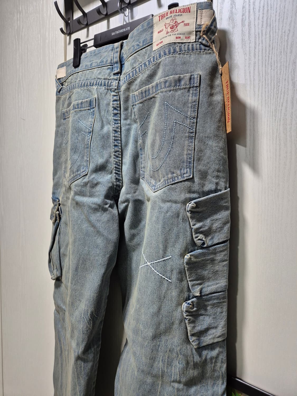 (타임세일)(새상품)트루릴리젼 워싱 데님 카고XL 상품이미지10