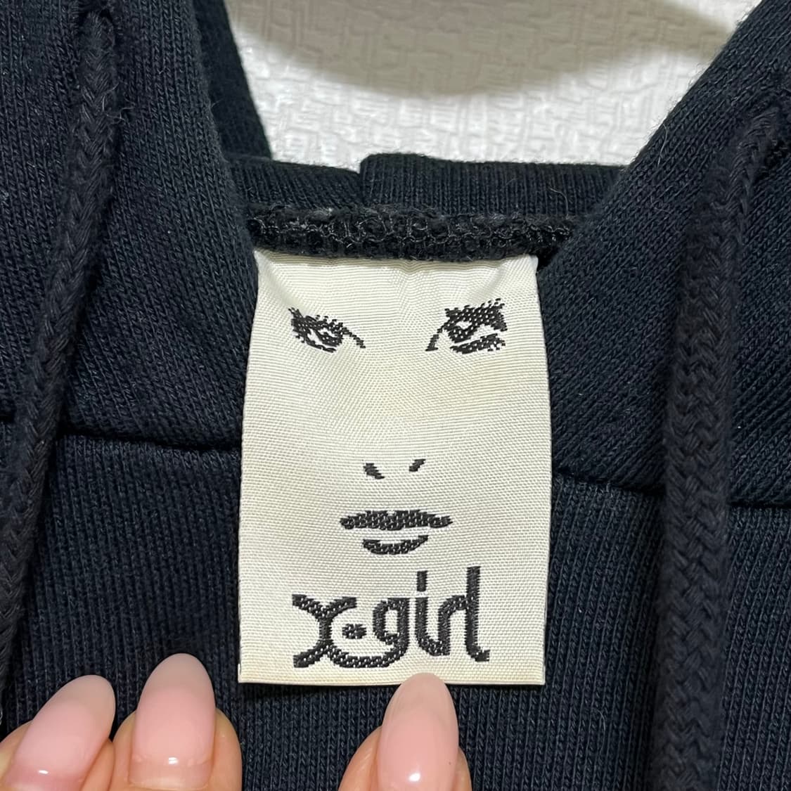 엑스걸 크롭 후드티  상품이미지4