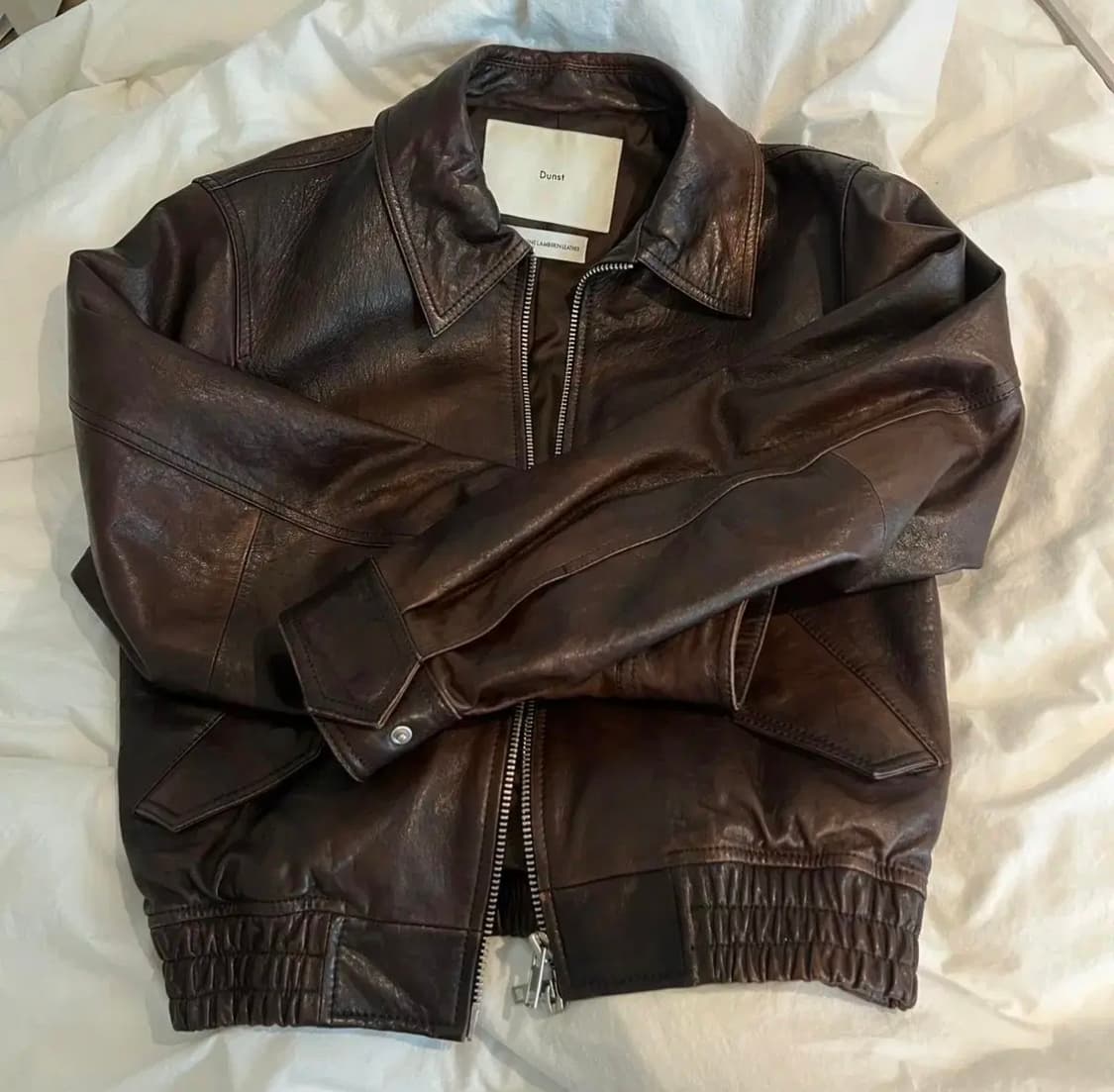 던스트 레더 블루종 자켓 상품이미지1