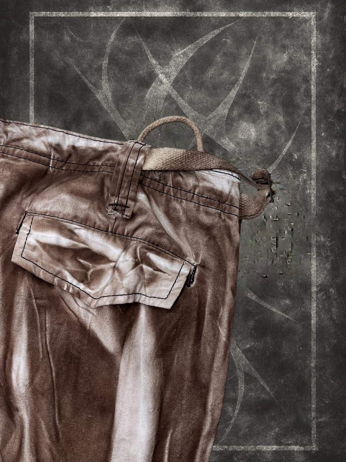 tie-dye cargo string pants 상품이미지3
