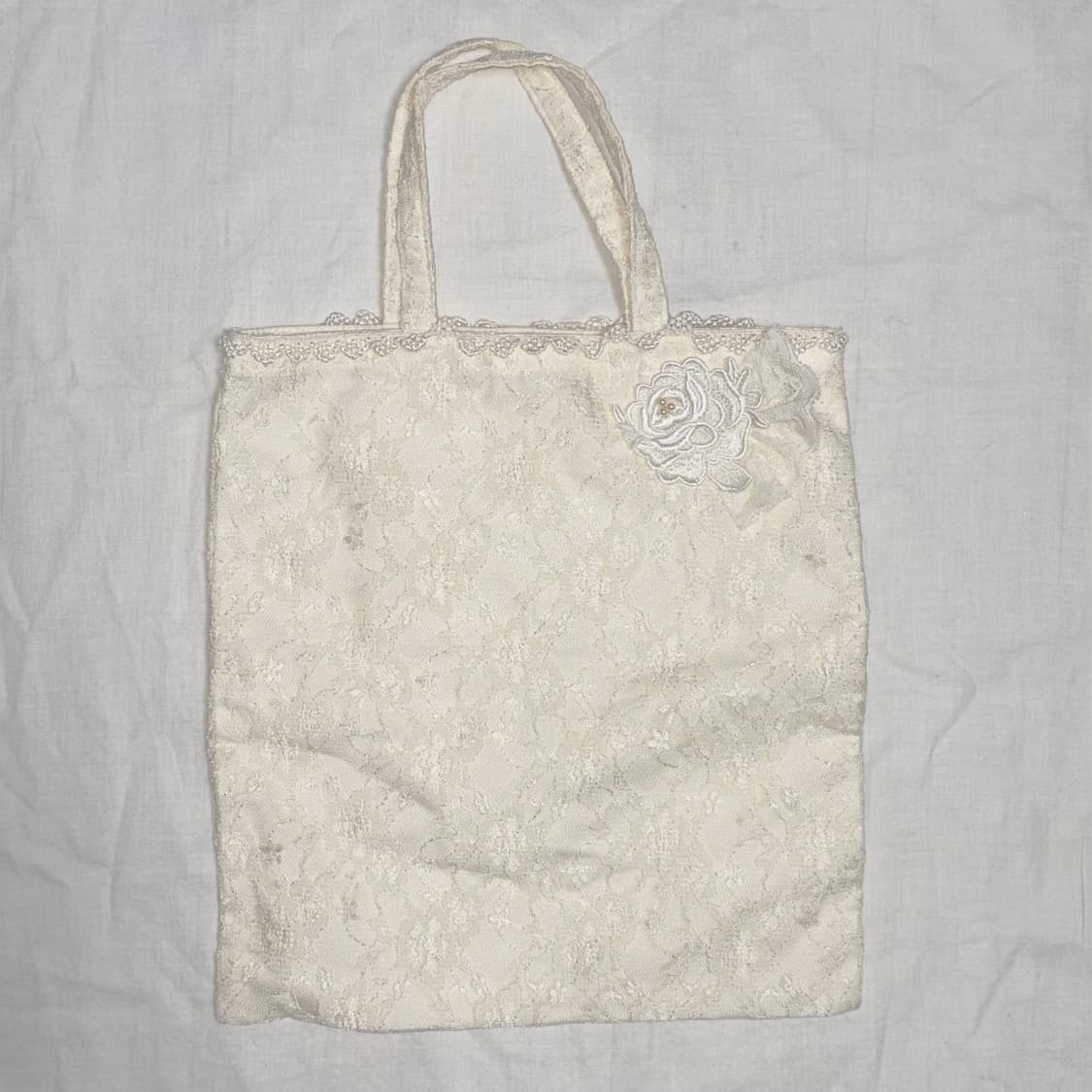 빈티지 모리걸 히메갸루 레이스 손가방 상품이미지3