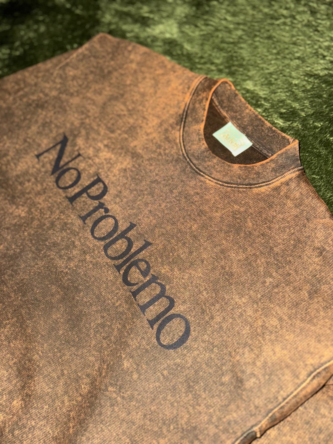 [M] ARIES 애리즈 No problemo 애시드 워싱 스웻셔츠 상품이미지2