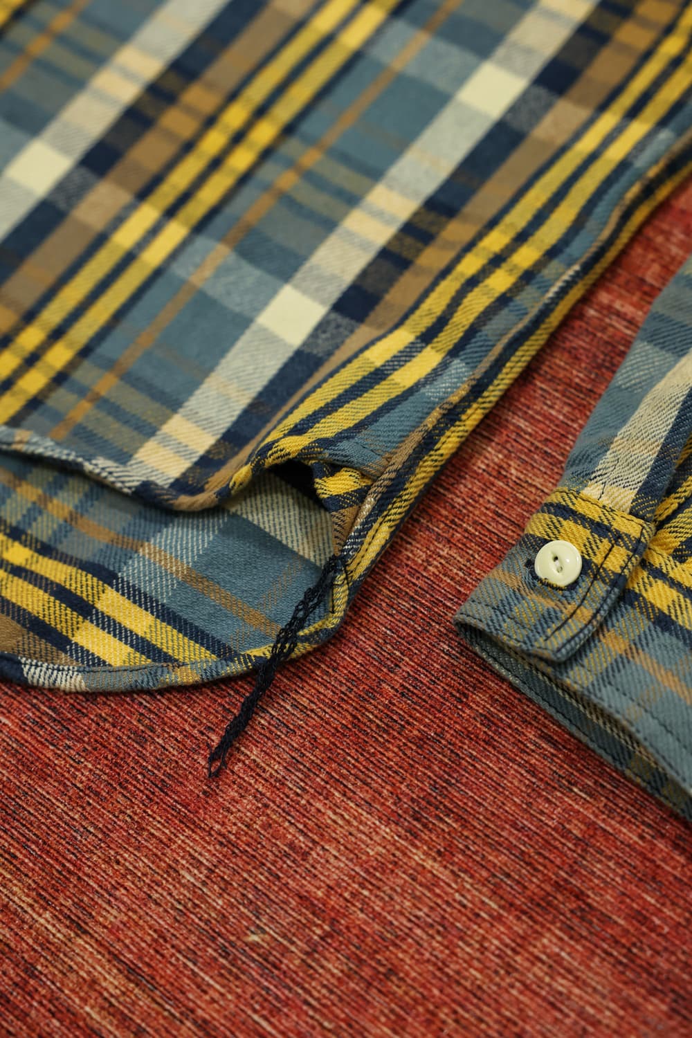 휴스턴 자수 체크 워크셔츠 판매 상품이미지4