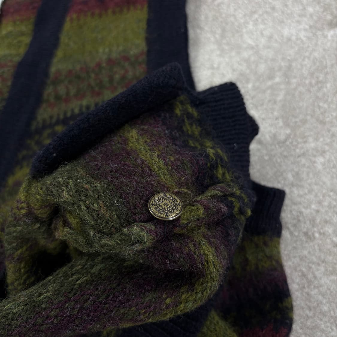 Vintage wool vest 상품이미지4