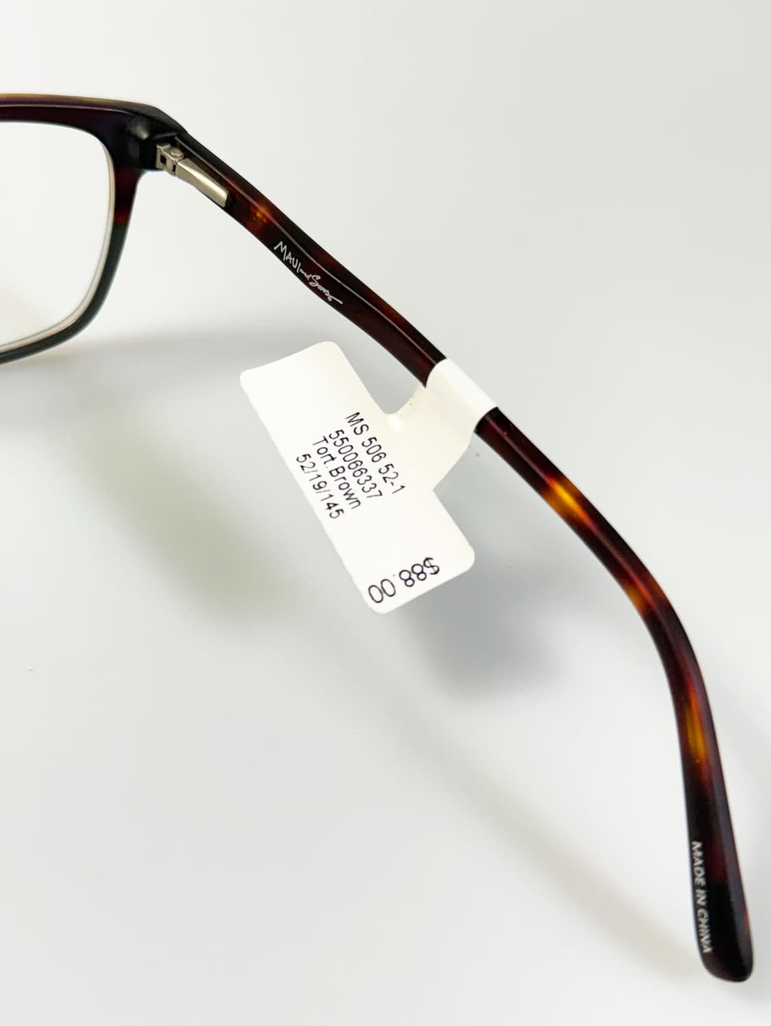 MAUI AND SONS 토터스쉘 뿔테 스퀘어 빈티지 안경 상품이미지6