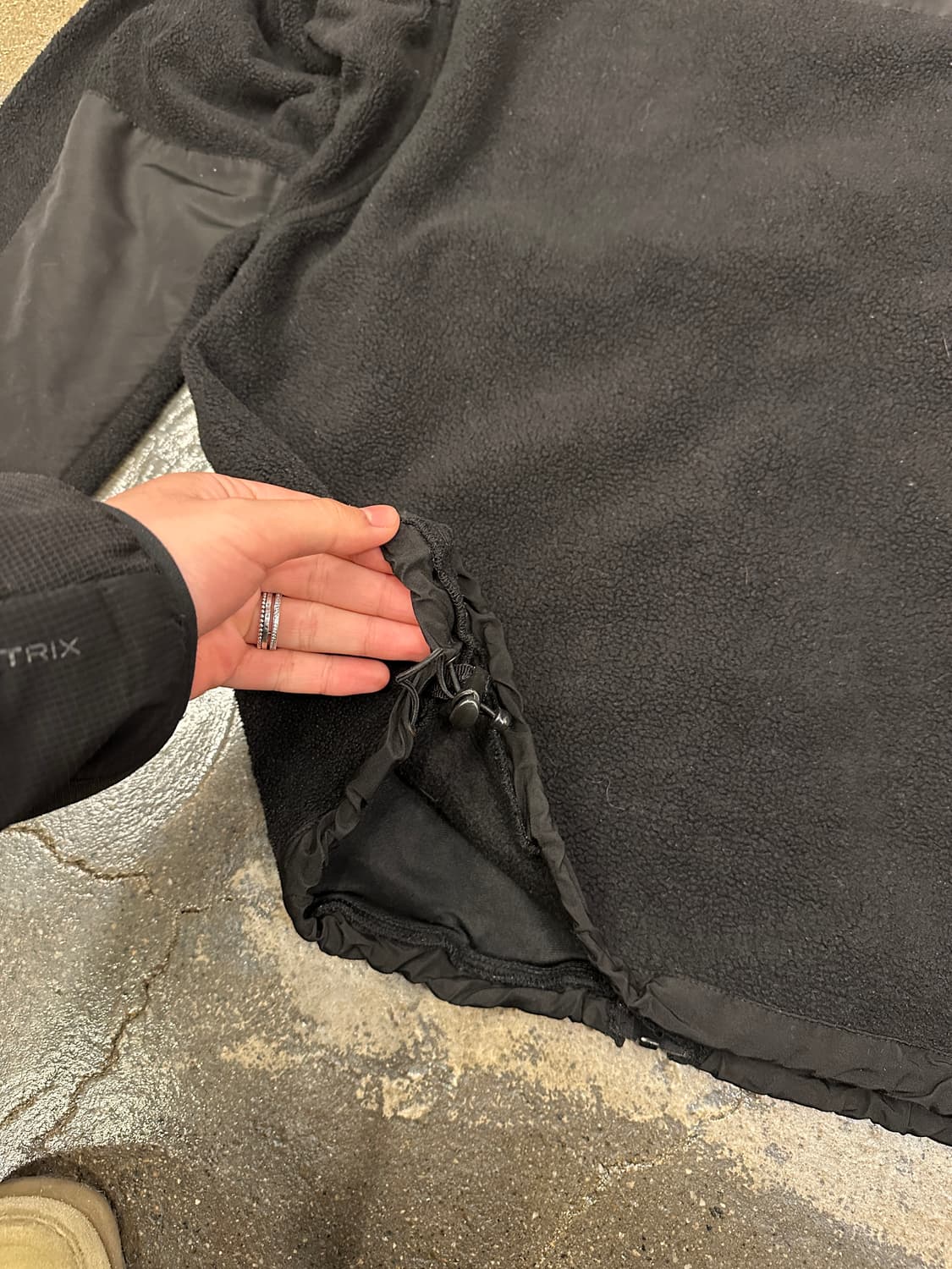 노스페이스 플리스 자켓 블랙 XL 상품이미지5